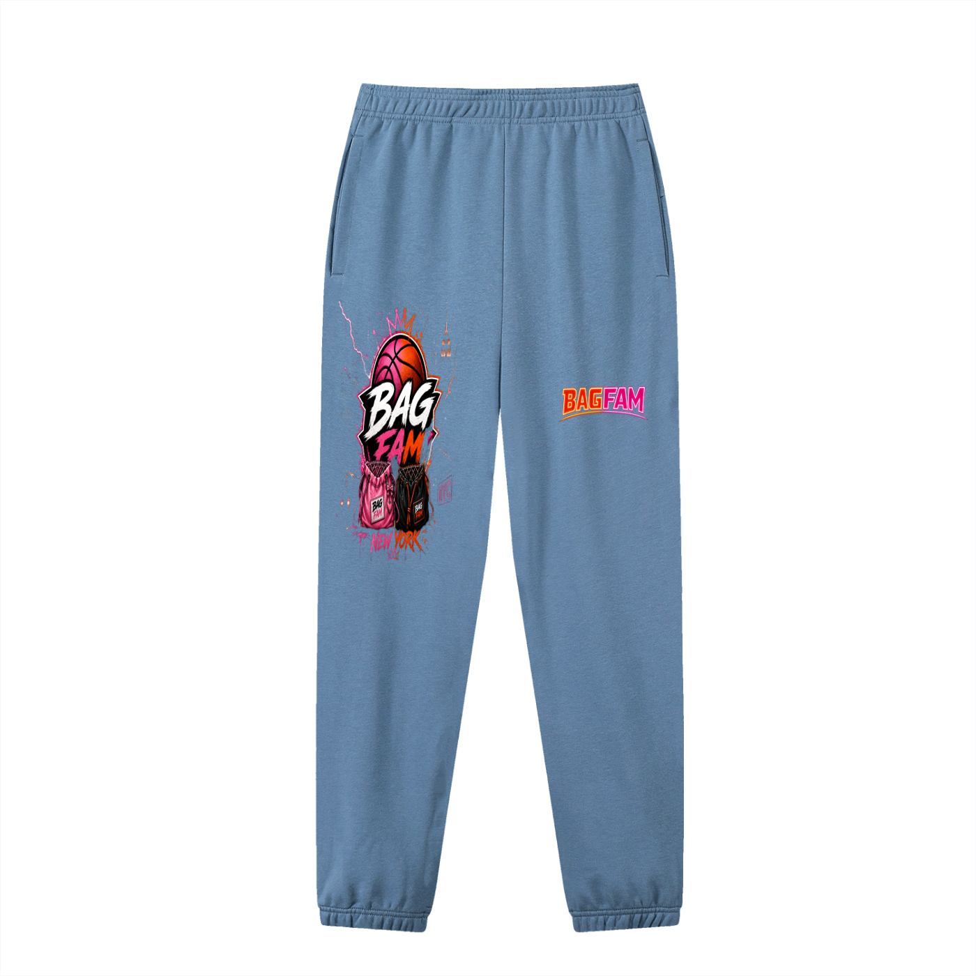 BAG FAM'S  (WORLDS/COLLIDE NYC Jogged Sweatpants) unisex