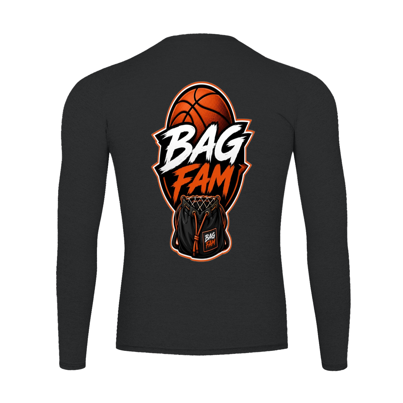 BAG FAM Men's (compression Long Sleeve T-Shirt)