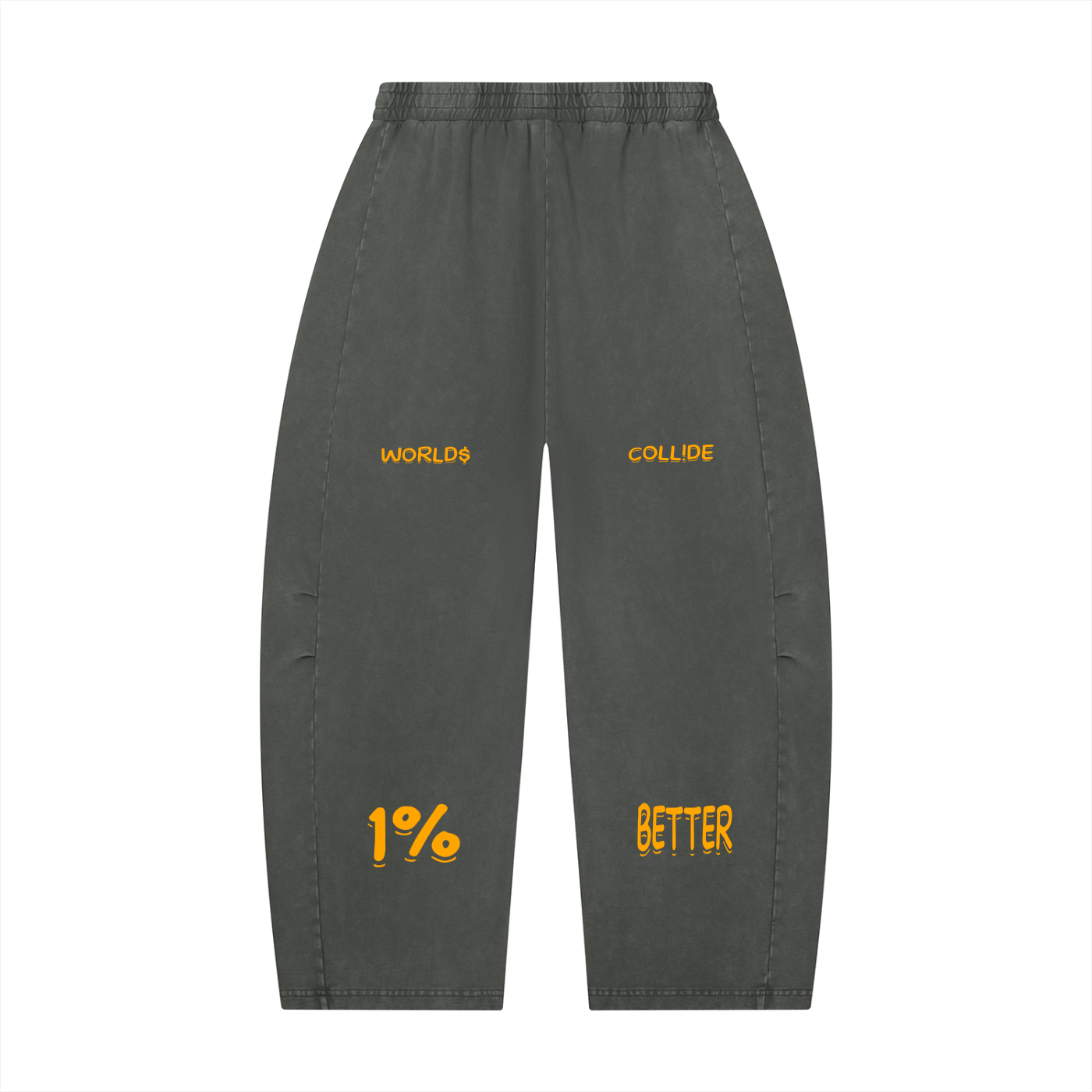 BAG FAM'S  (WORLDS/COLLIDE NYC Barrel Leg Pants) UNISEX