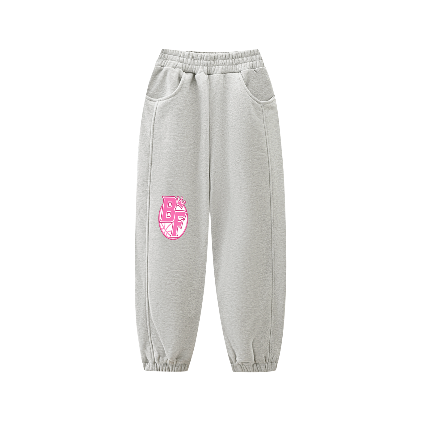 BAG FAM (GIRL's' Fleece Jogged Sweatpants)kids