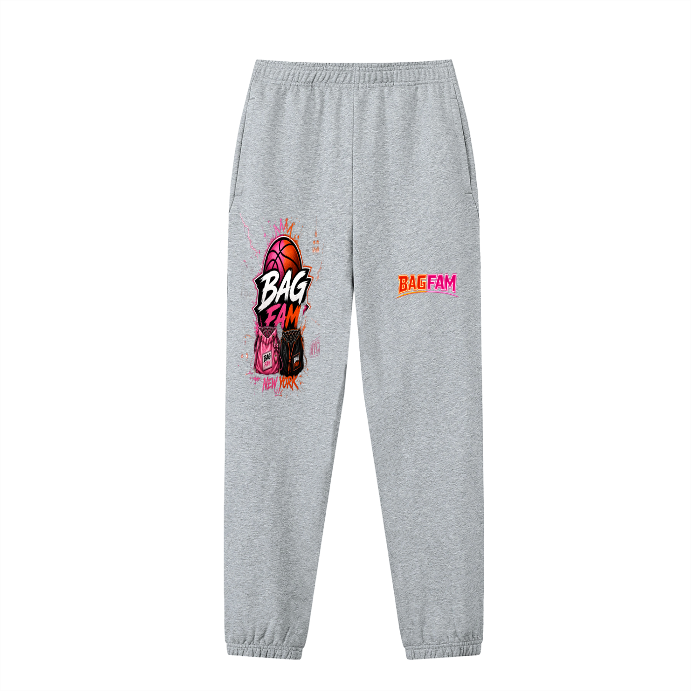 BAG FAM'S  (WORLDS/COLLIDE NYC Jogged Sweatpants) unisex