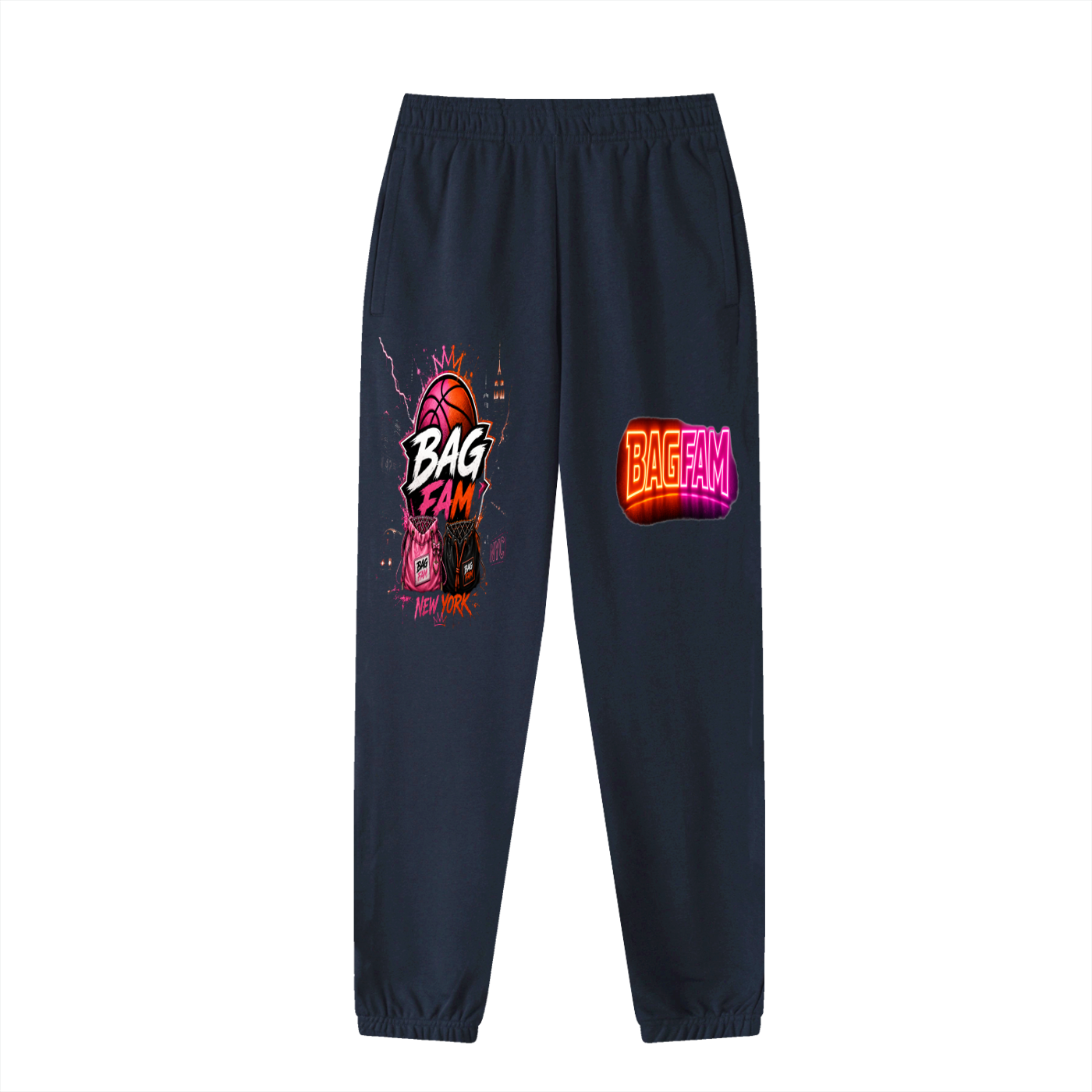 BAG FAM'S  (WORLDS/COLLIDE NYC Jogged Sweatpants) unisex