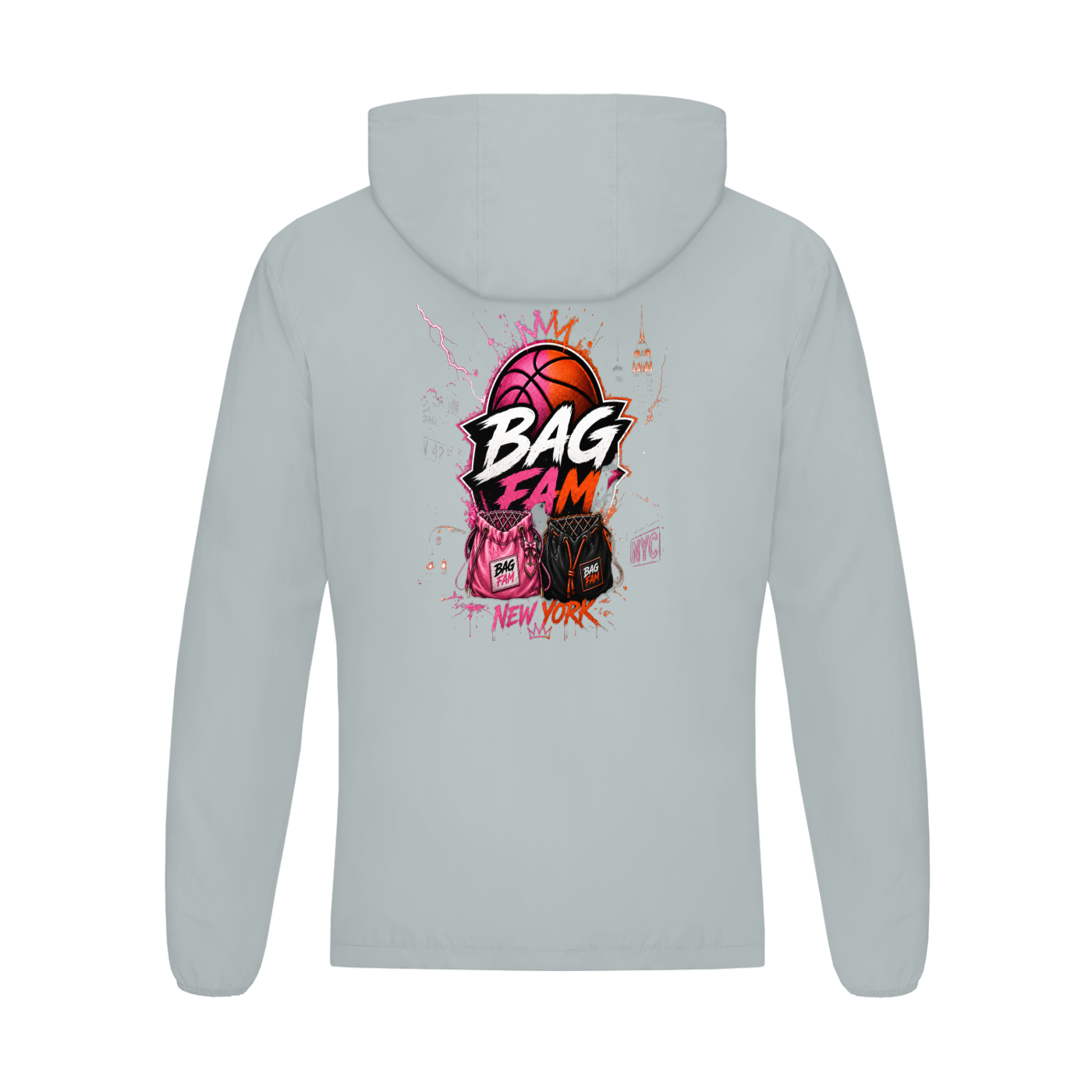 BAG FAM'S (WORLDS/COLLIDE NYC Sports Jacket) unisex