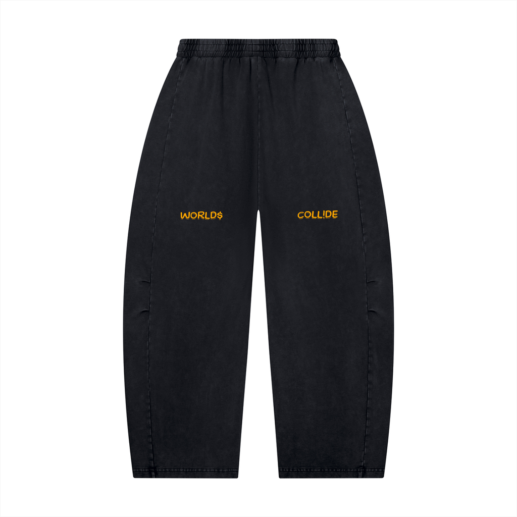 BAG FAM'S  (WORLDS/COLLIDE NYC Barrel Leg Pants) UNISEX