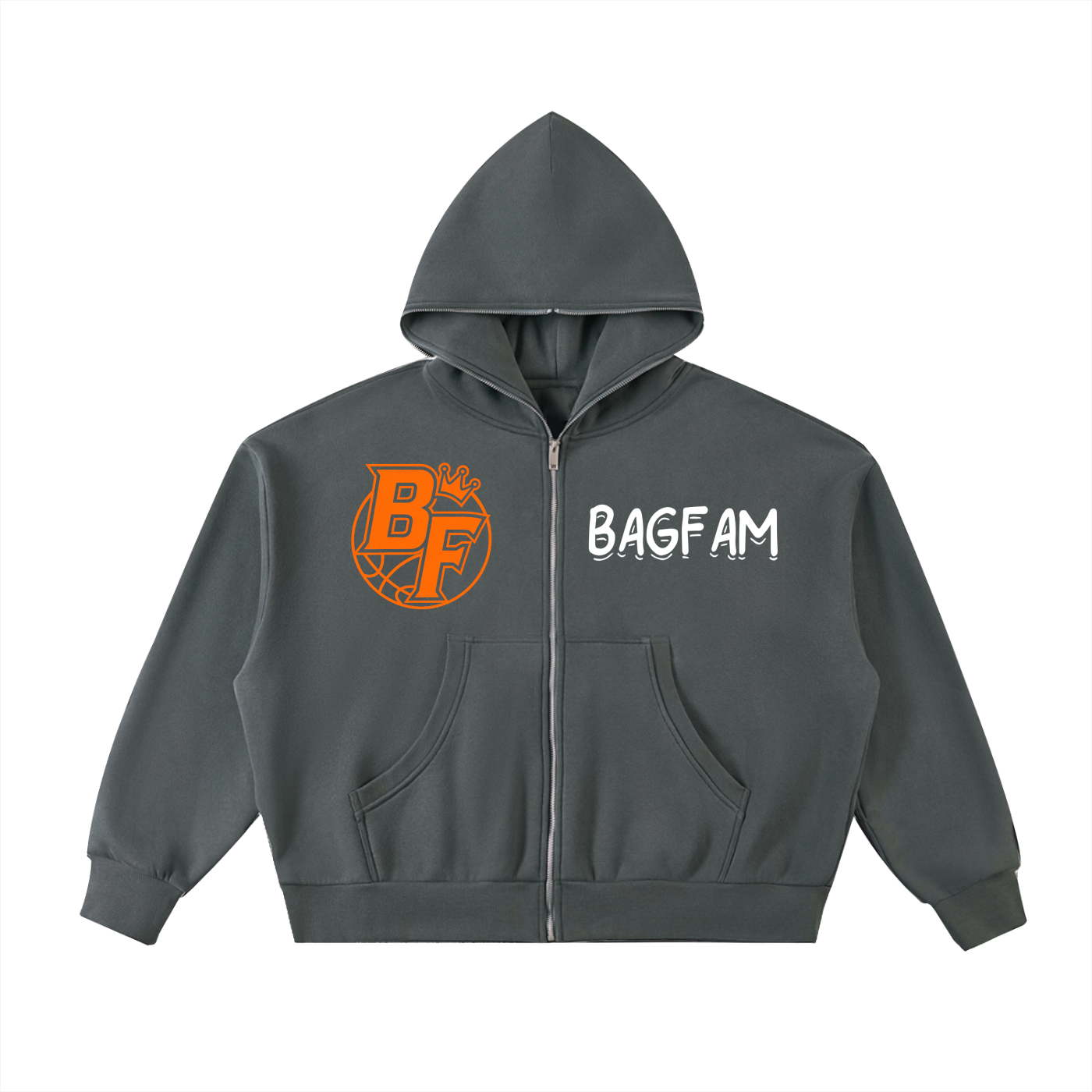 MEN'S BAG FAM (Full Zip Up Hoodie)