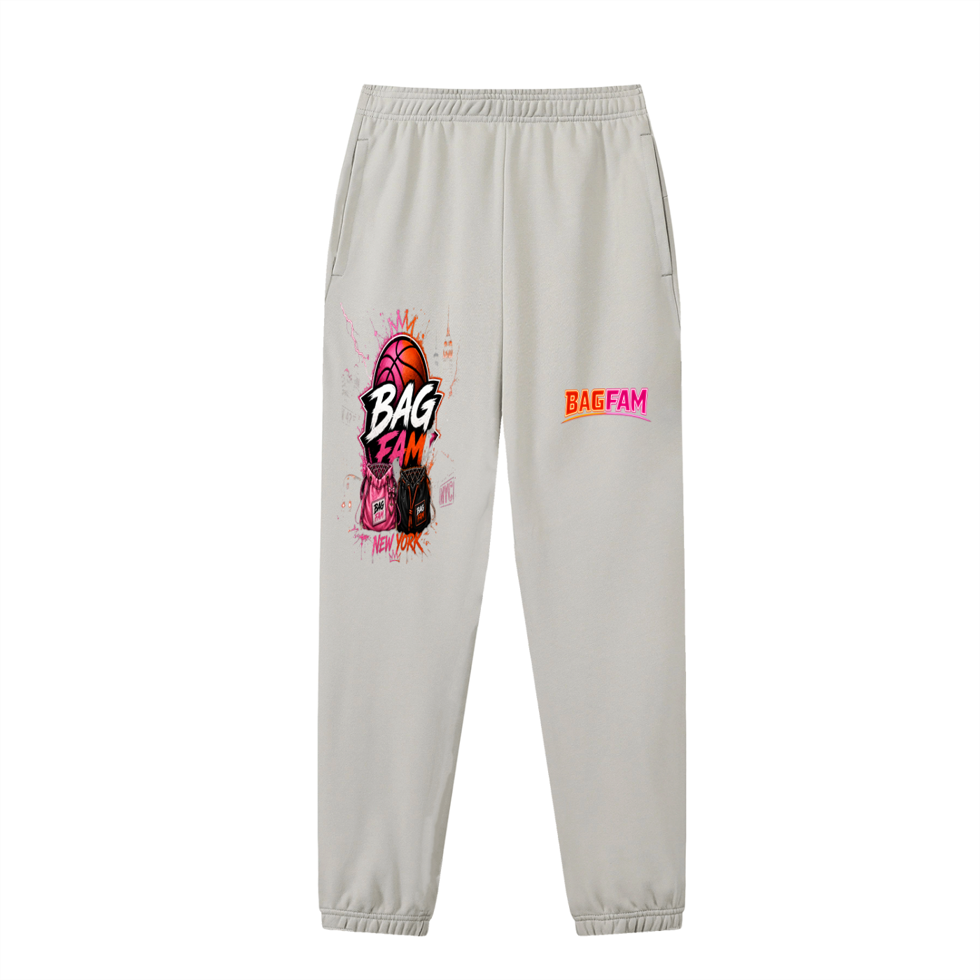BAG FAM'S  (WORLDS/COLLIDE NYC Jogged Sweatpants) unisex