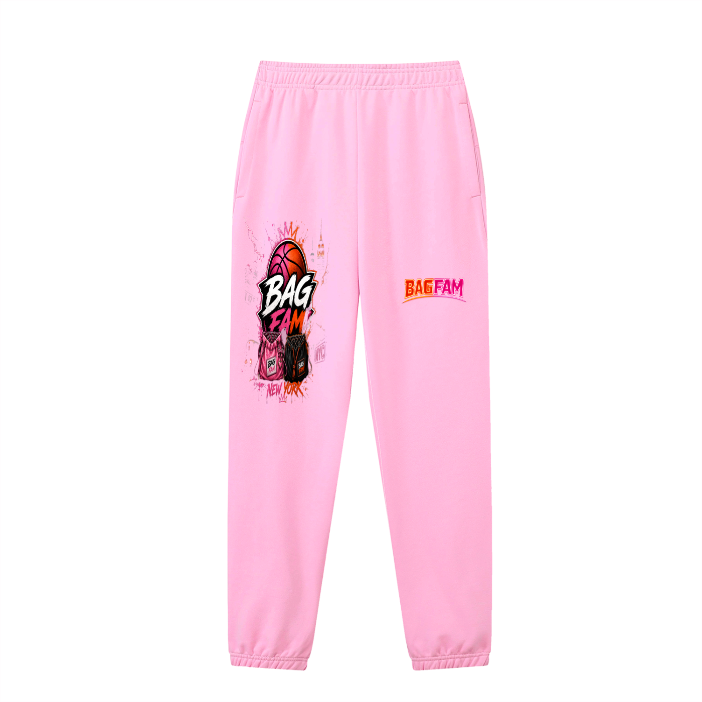 BAG FAM'S  (WORLDS/COLLIDE NYC Jogged Sweatpants) unisex