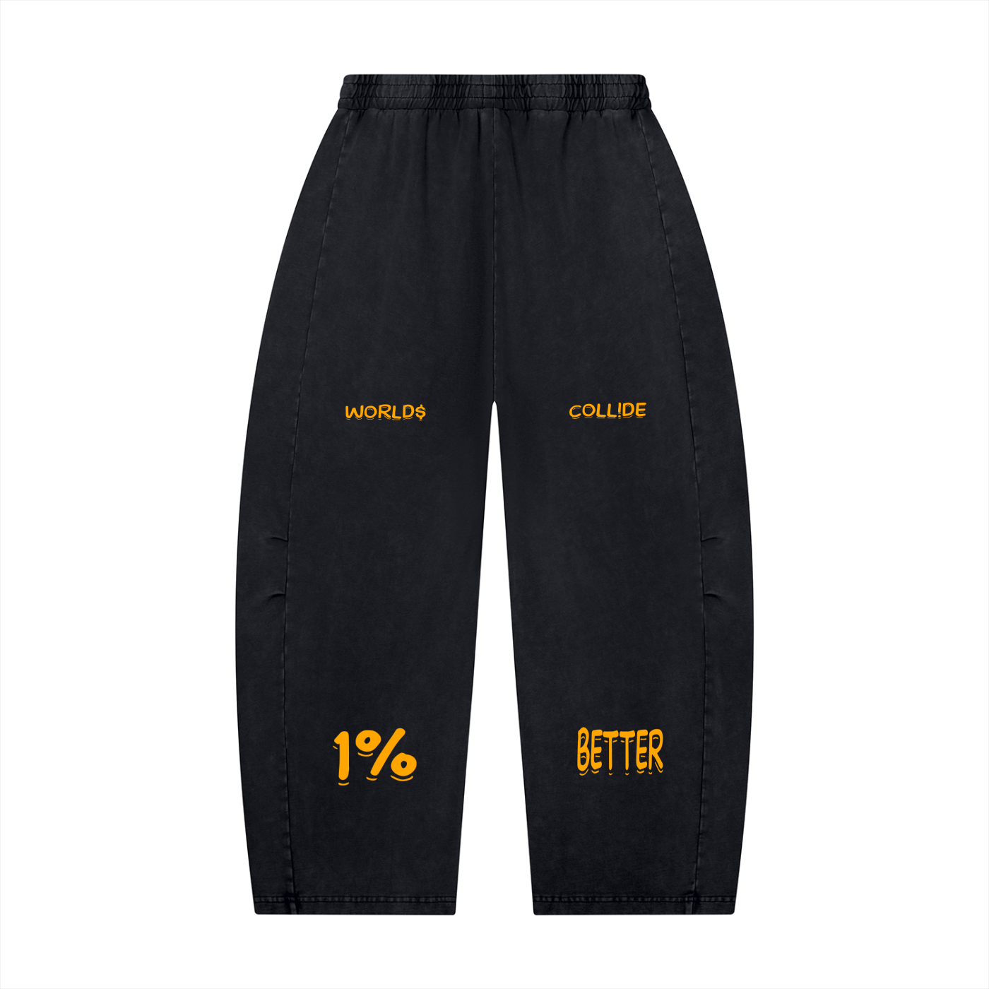 BAG FAM'S  (WORLDS/COLLIDE NYC Barrel Leg Pants) UNISEX