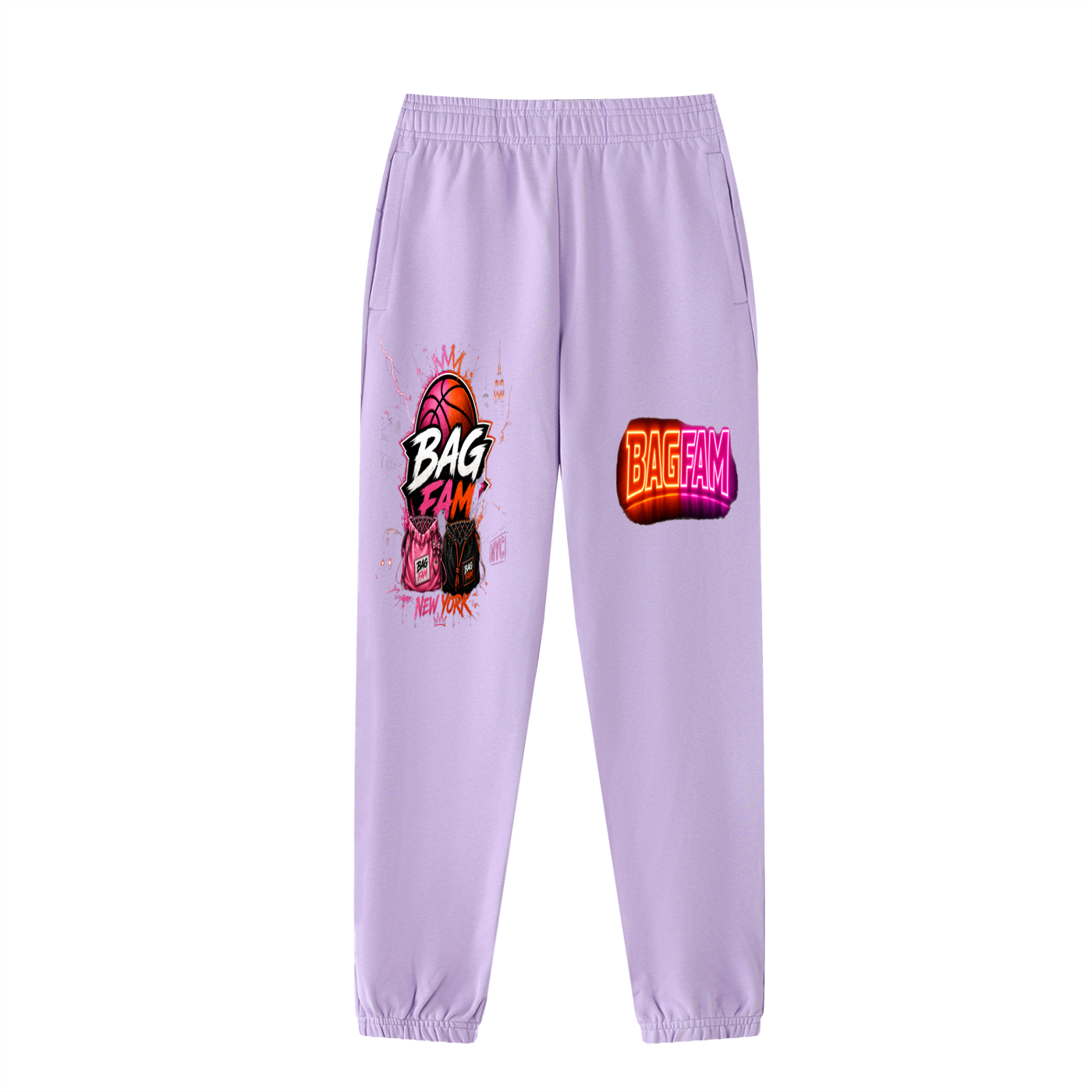BAG FAM'S  (WORLDS/COLLIDE NYC Jogged Sweatpants) unisex