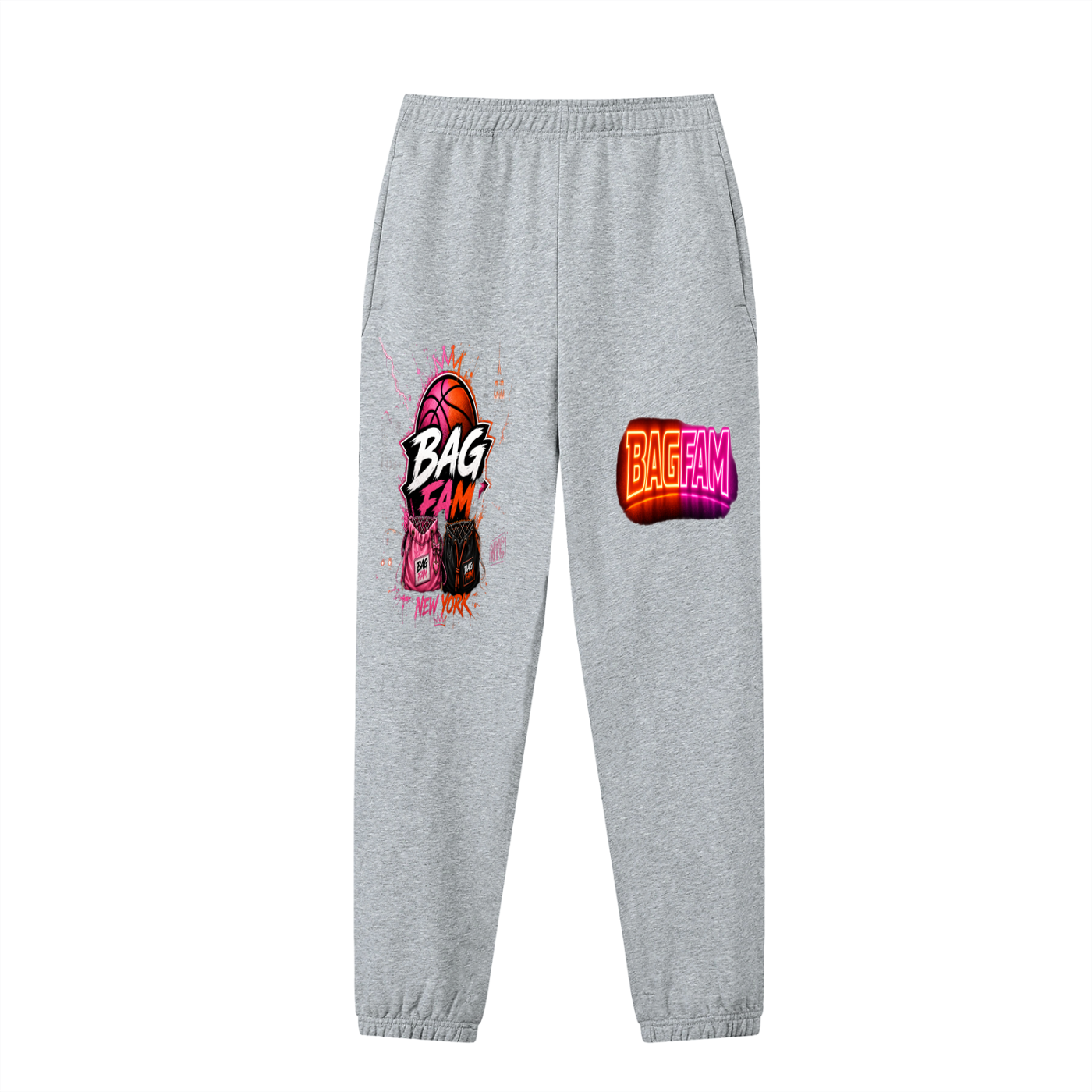 BAG FAM'S  (WORLDS/COLLIDE NYC Jogged Sweatpants) unisex
