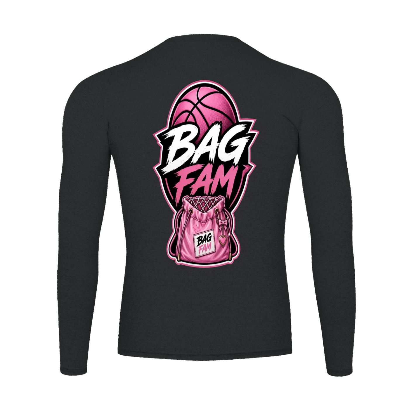 BAG FAM Women's (Compression Long Sleeve T-Shirt)