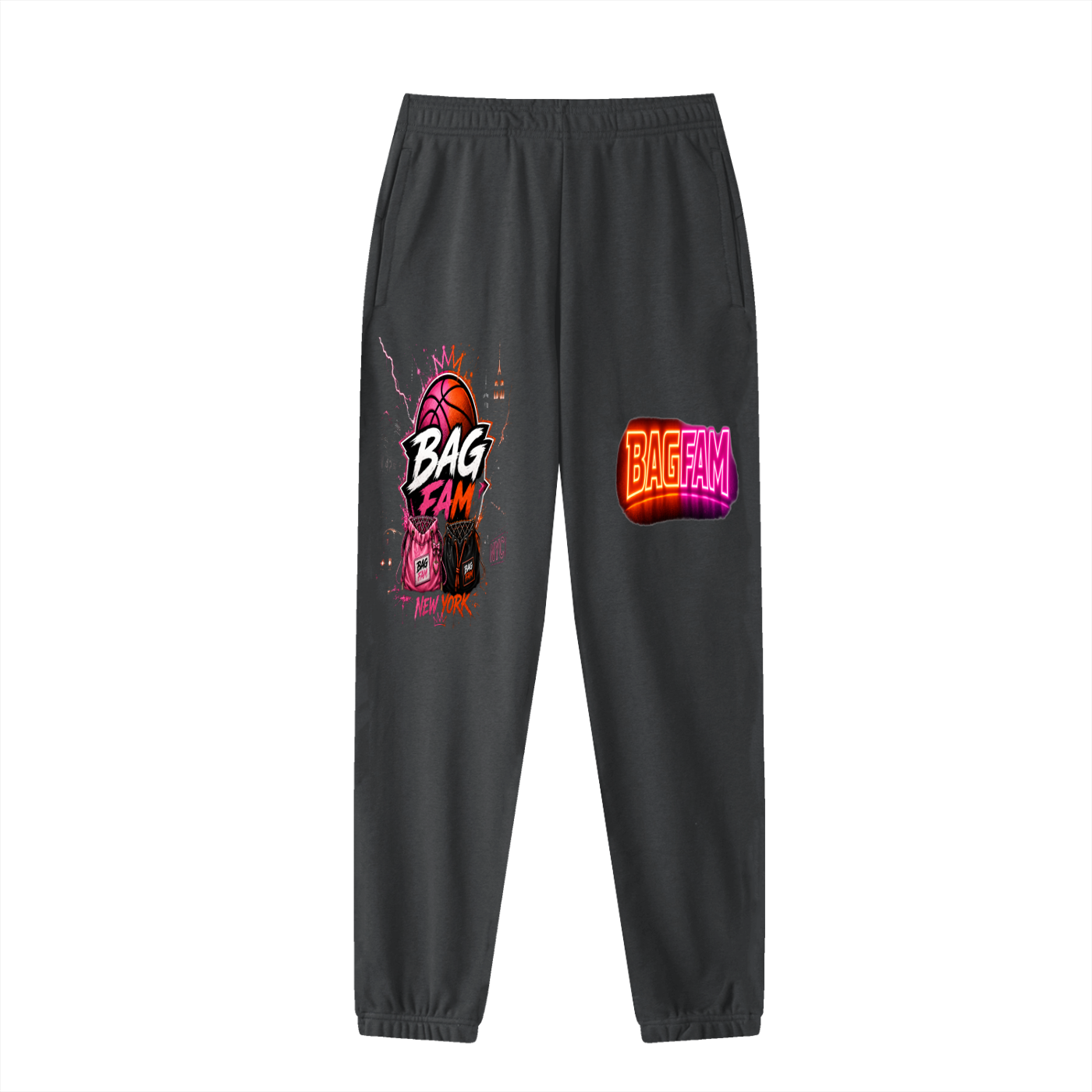 BAG FAM'S  (WORLDS/COLLIDE NYC Jogged Sweatpants) unisex