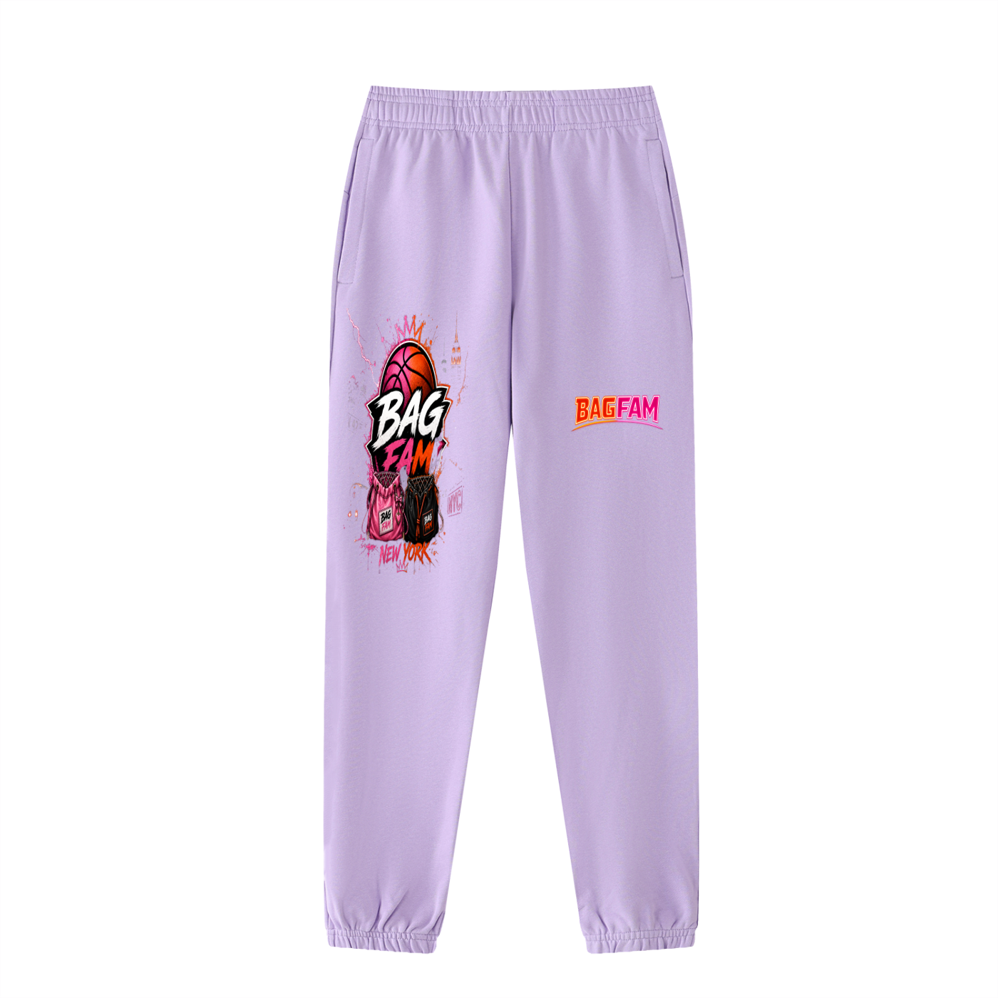 BAG FAM'S  (WORLDS/COLLIDE NYC Jogged Sweatpants) unisex