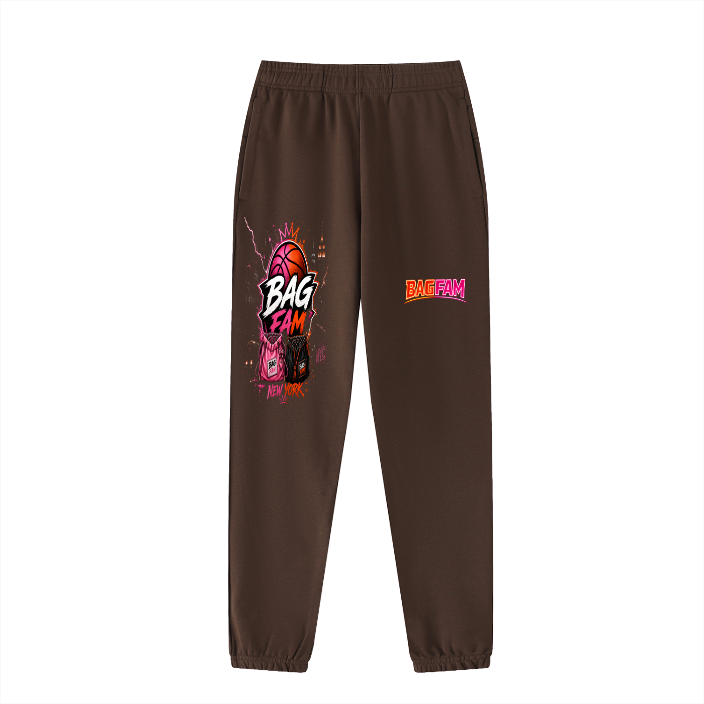 BAG FAM'S  (WORLDS/COLLIDE NYC Jogged Sweatpants) unisex