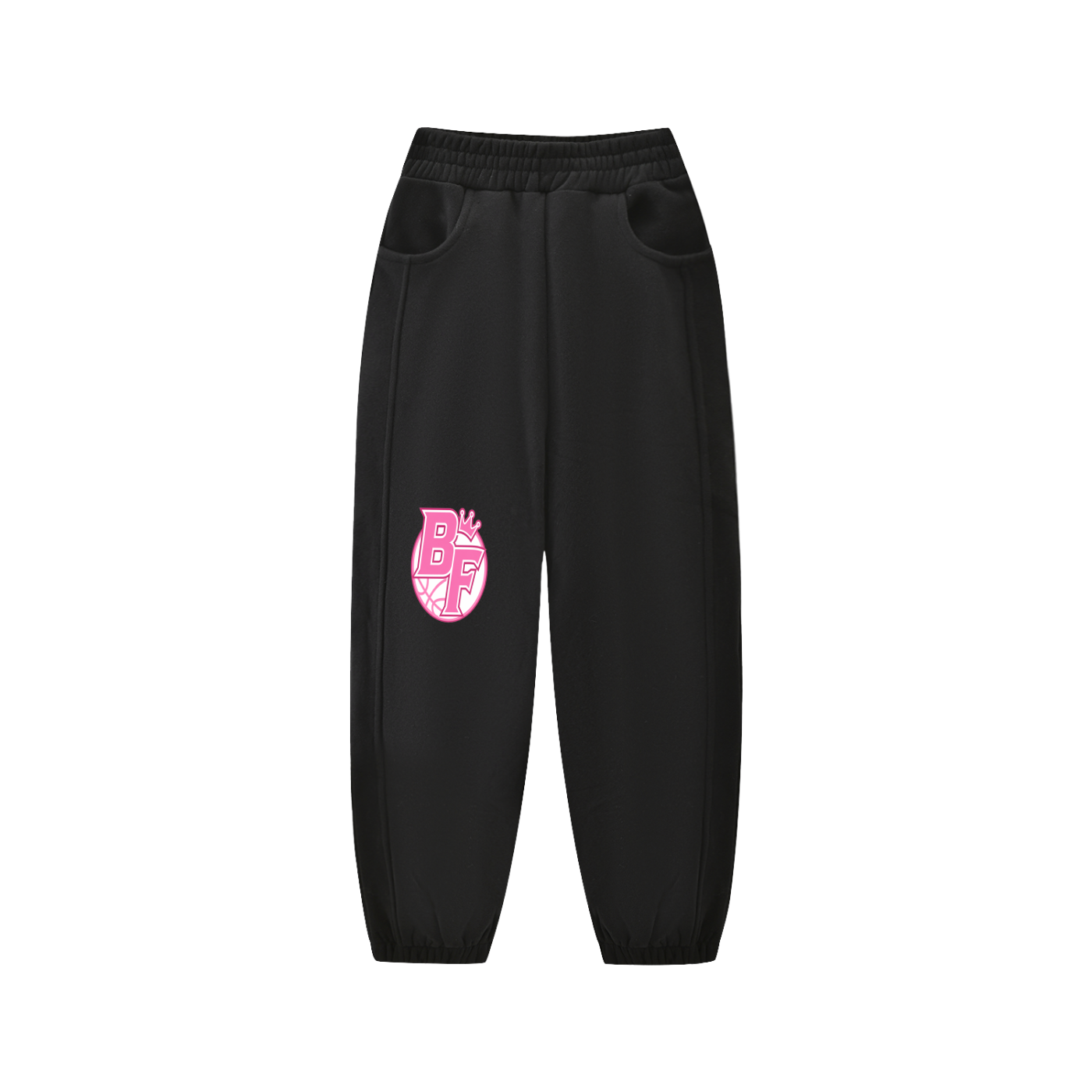 BAG FAM (GIRL's' Fleece Jogged Sweatpants)kids