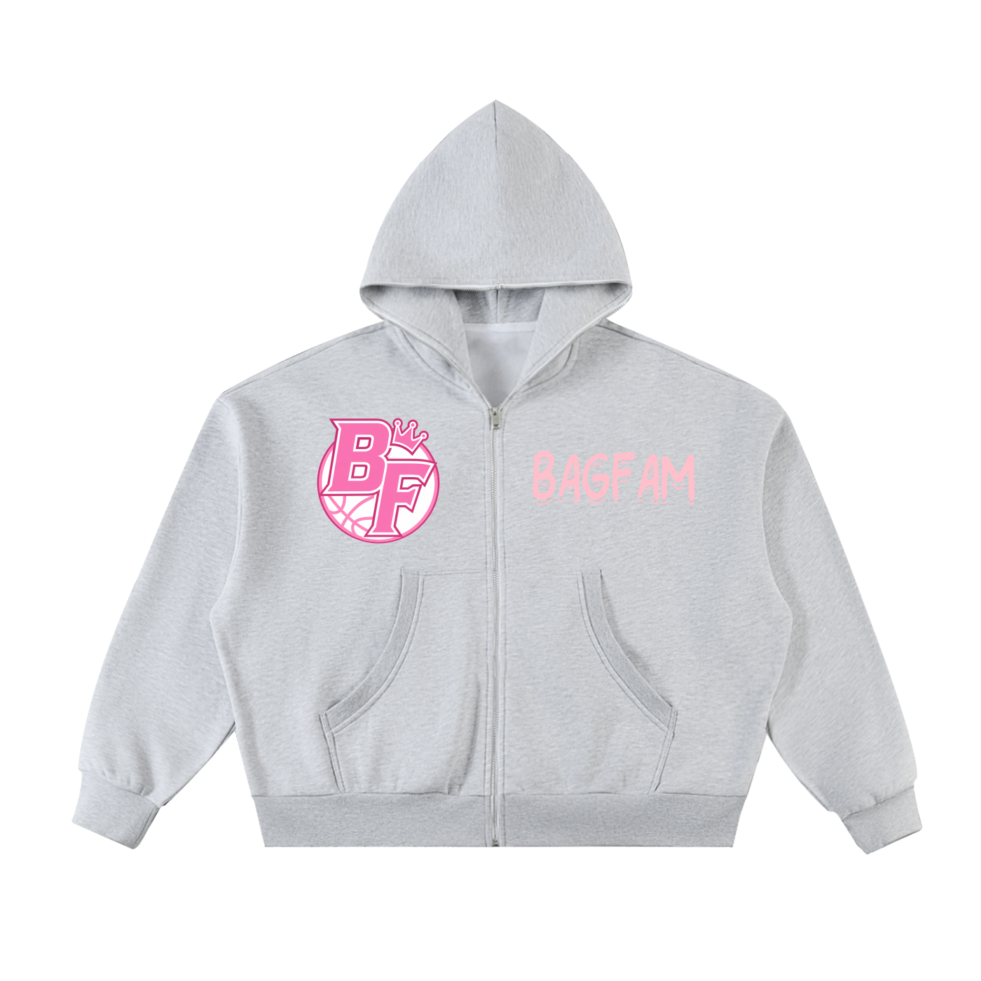 WOMEN'S BAG FAM (Full Zip Up Hoodie)