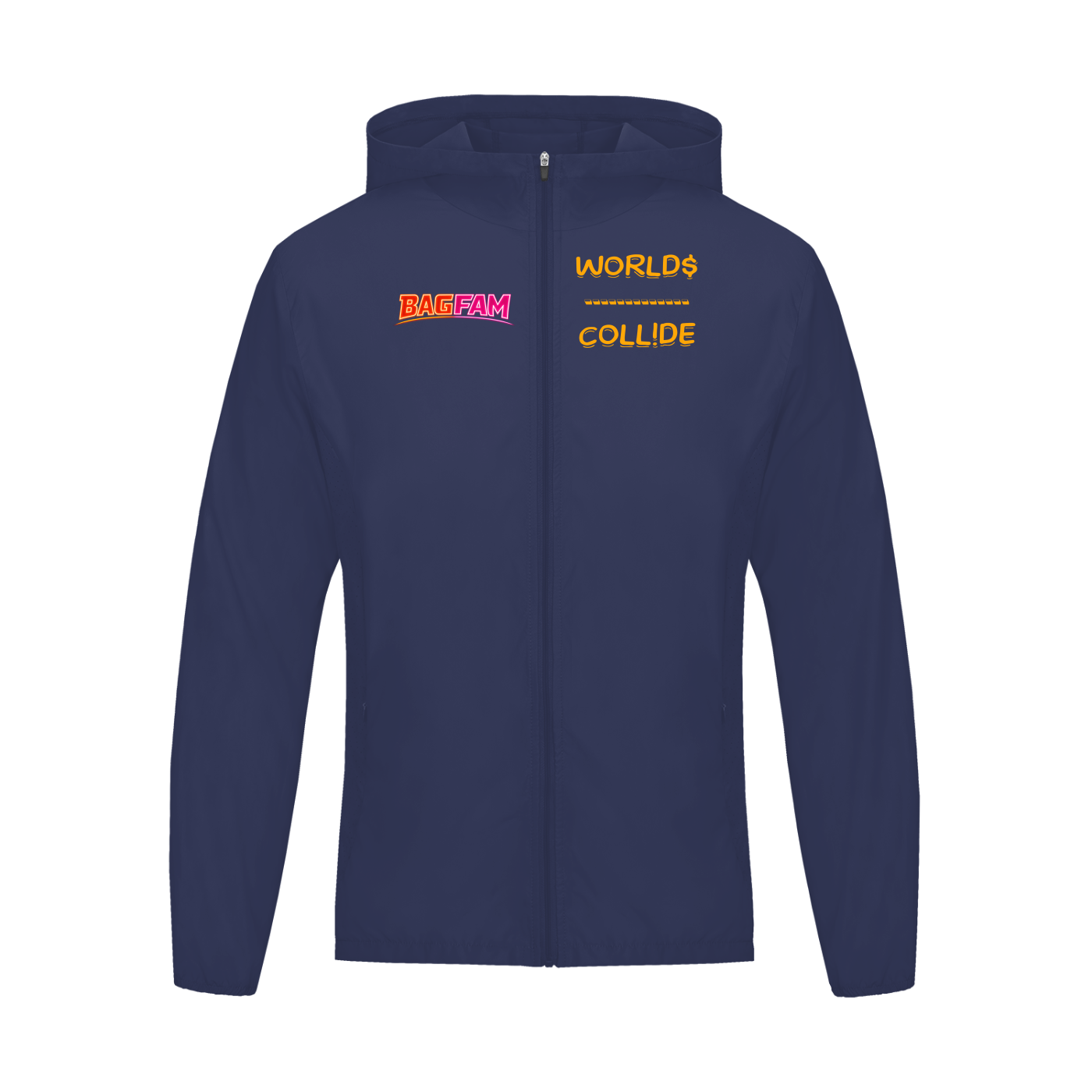 BAG FAM'S (WORLDS/COLLIDE NYC Sports Jacket) unisex