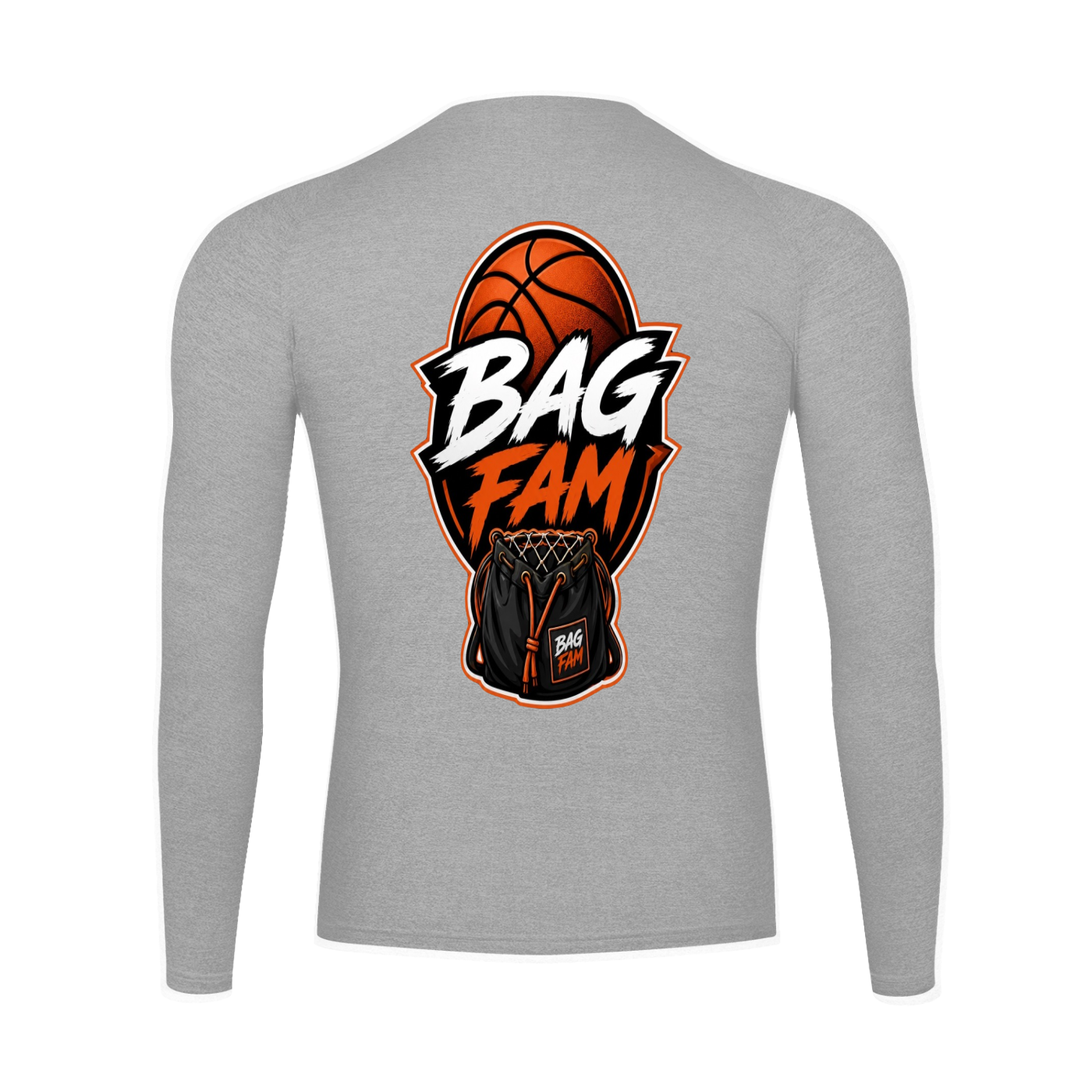 BAG FAM Men's (compression Long Sleeve T-Shirt)