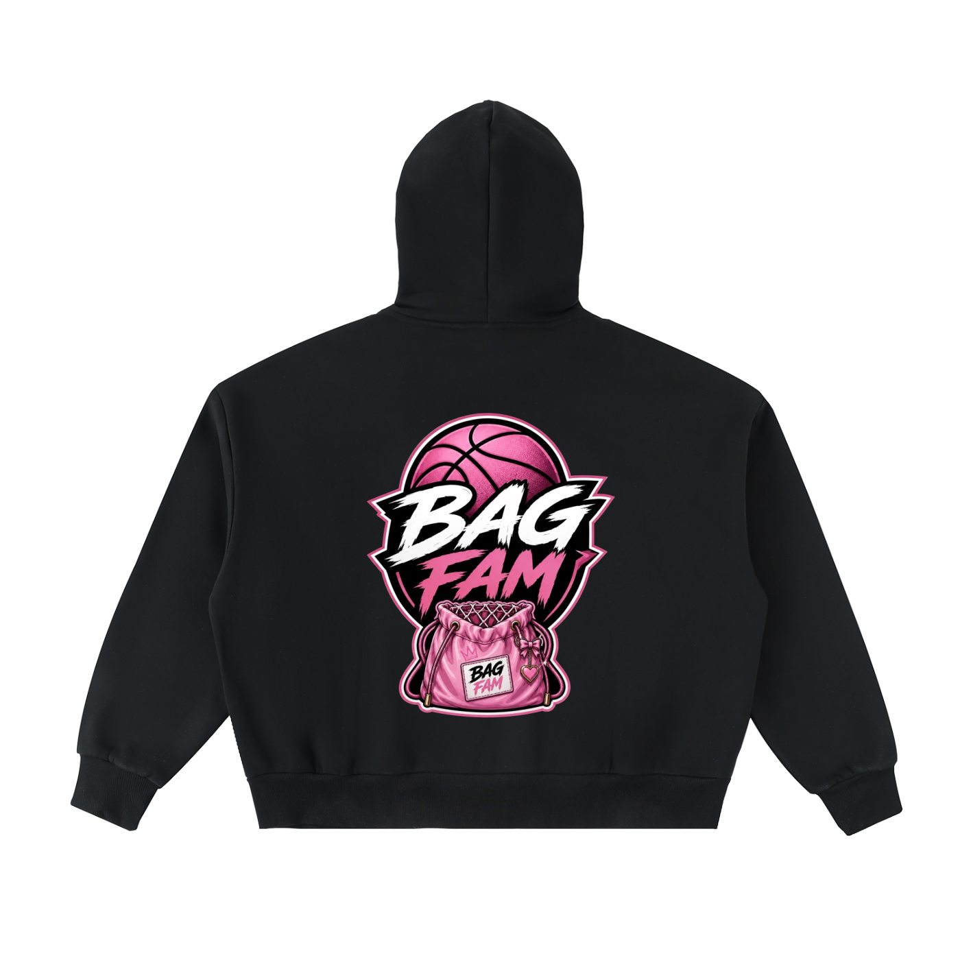 WOMEN'S BAG FAM (Full Zip Up Hoodie)