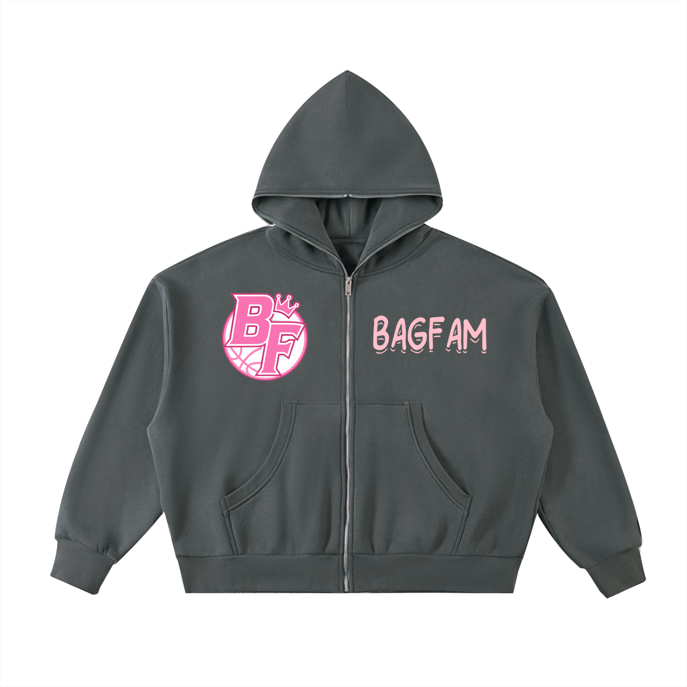 WOMEN'S BAG FAM (Full Zip Up Hoodie)