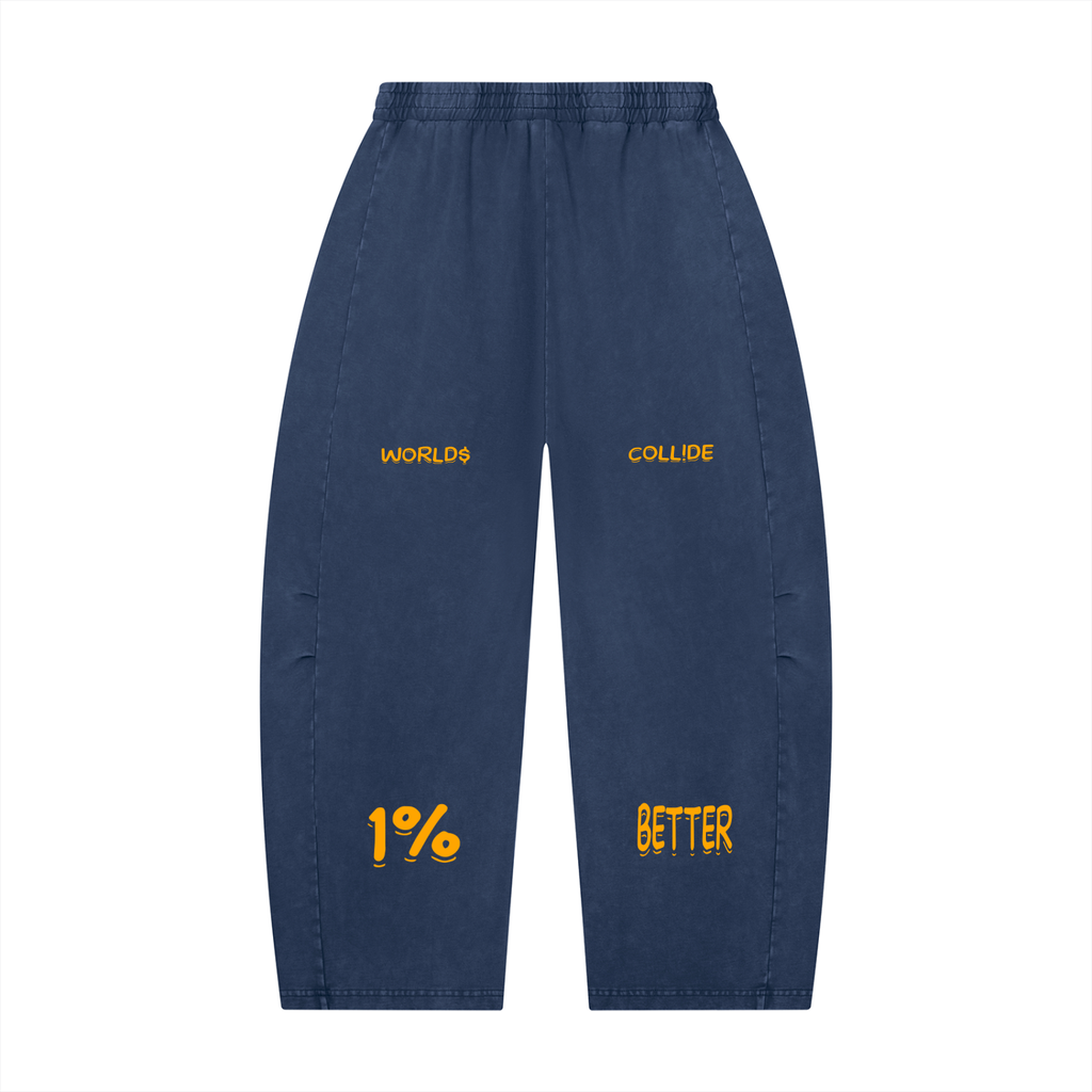 BAG FAM'S  (WORLDS/COLLIDE NYC Barrel Leg Pants) UNISEX