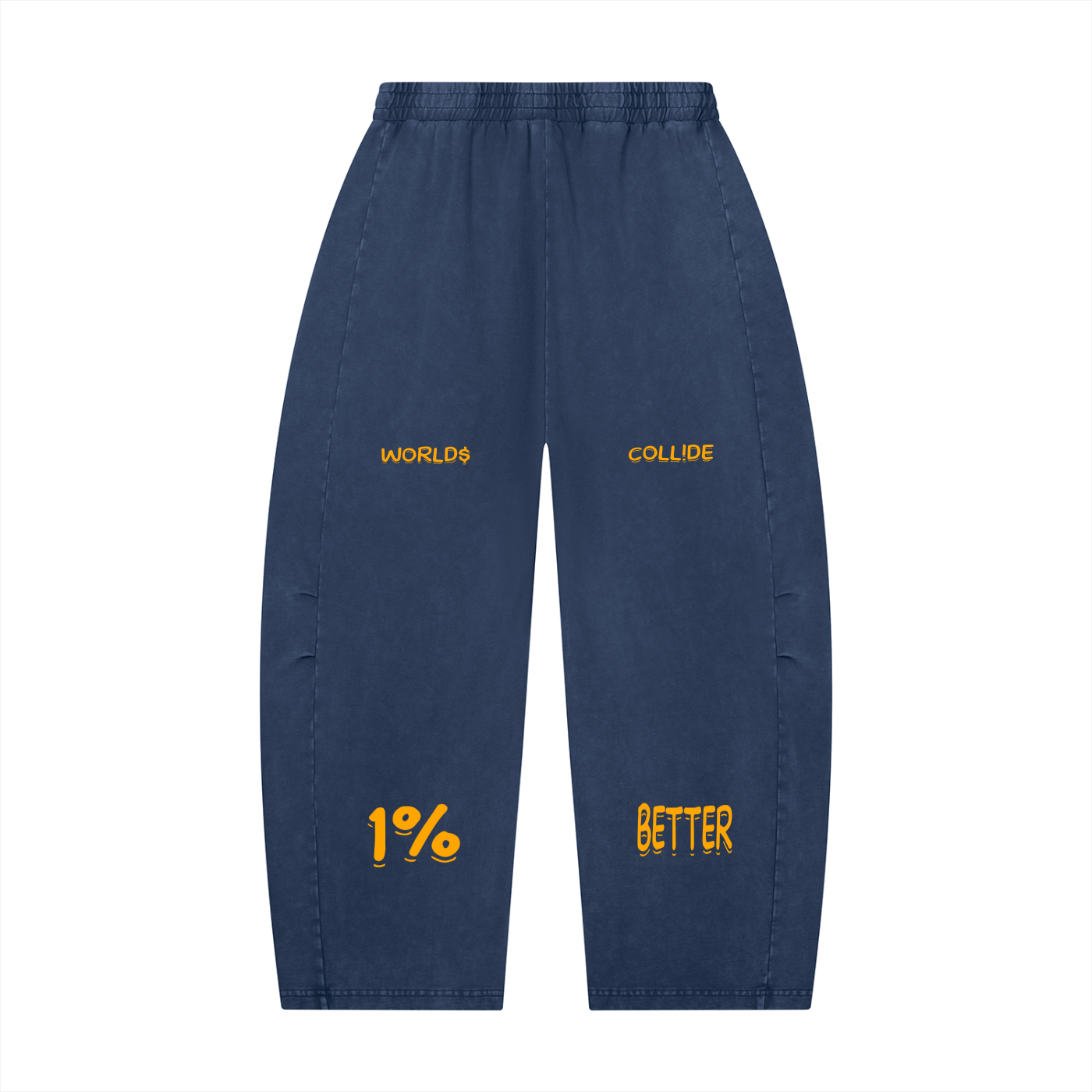 BAG FAM'S  (WORLDS/COLLIDE NYC Barrel Leg Pants) UNISEX
