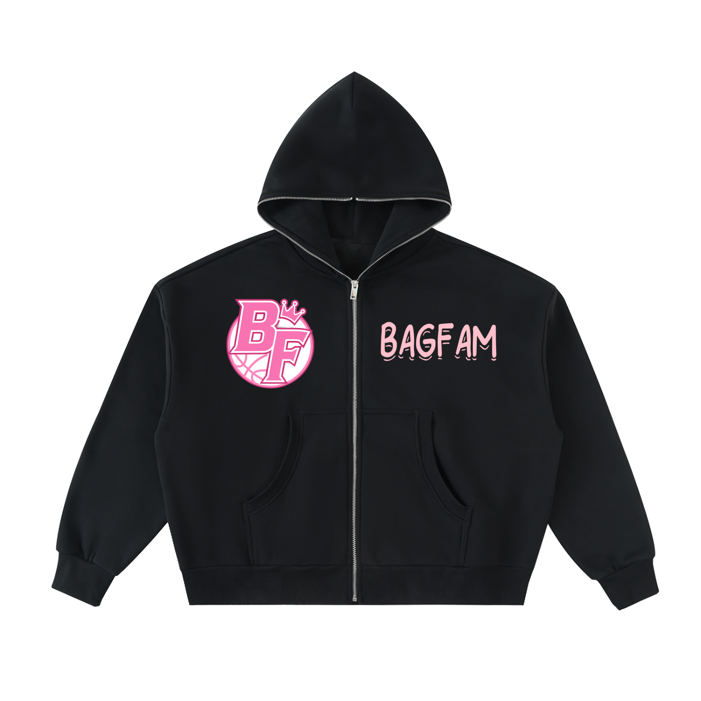 WOMEN'S BAG FAM (Full Zip Up Hoodie)
