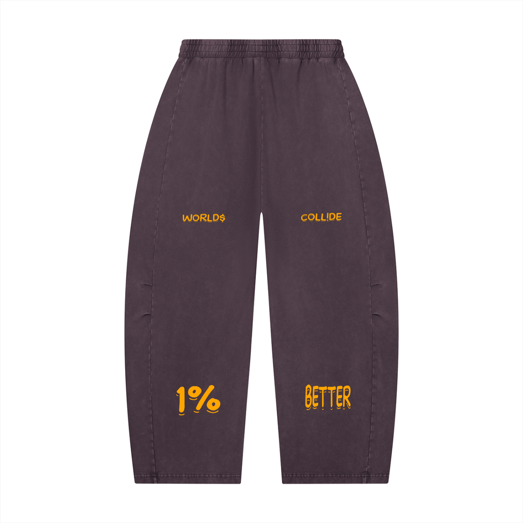 BAG FAM'S  (WORLDS/COLLIDE NYC Barrel Leg Pants) UNISEX