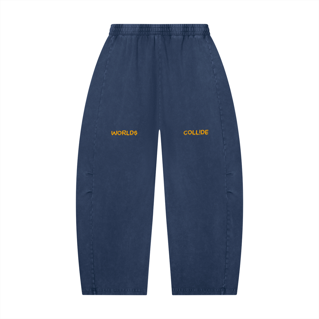 BAG FAM'S  (WORLDS/COLLIDE NYC Barrel Leg Pants) UNISEX