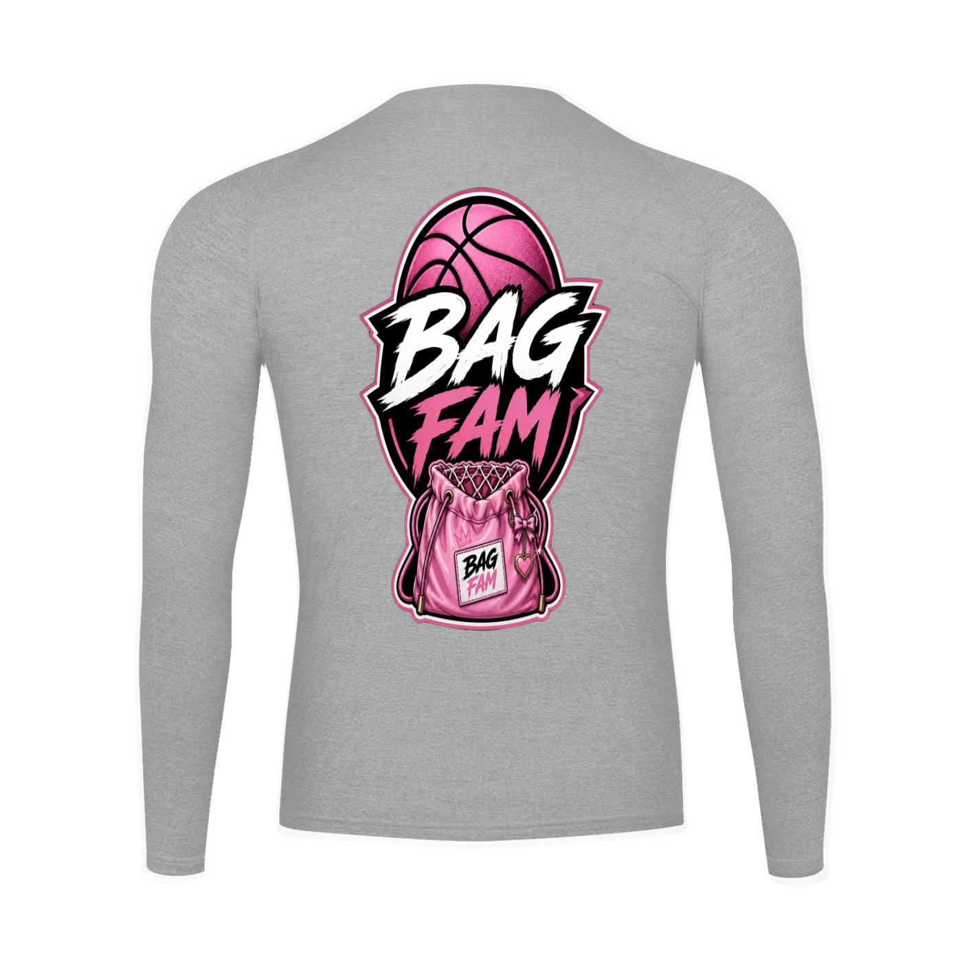 BAG FAM Women's (Compression Long Sleeve T-Shirt)