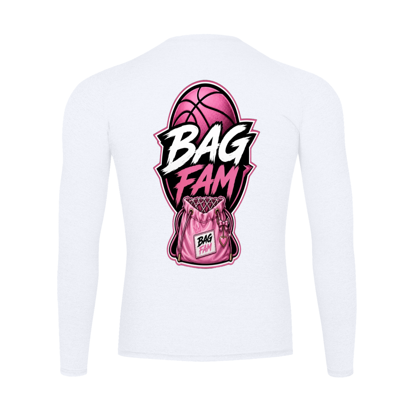 BAG FAM Women's (Compression Long Sleeve T-Shirt)