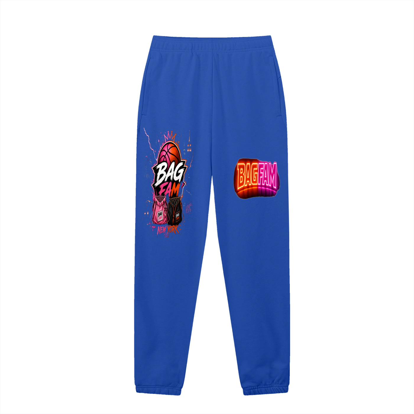 BAG FAM'S  (WORLDS/COLLIDE NYC Jogged Sweatpants) unisex