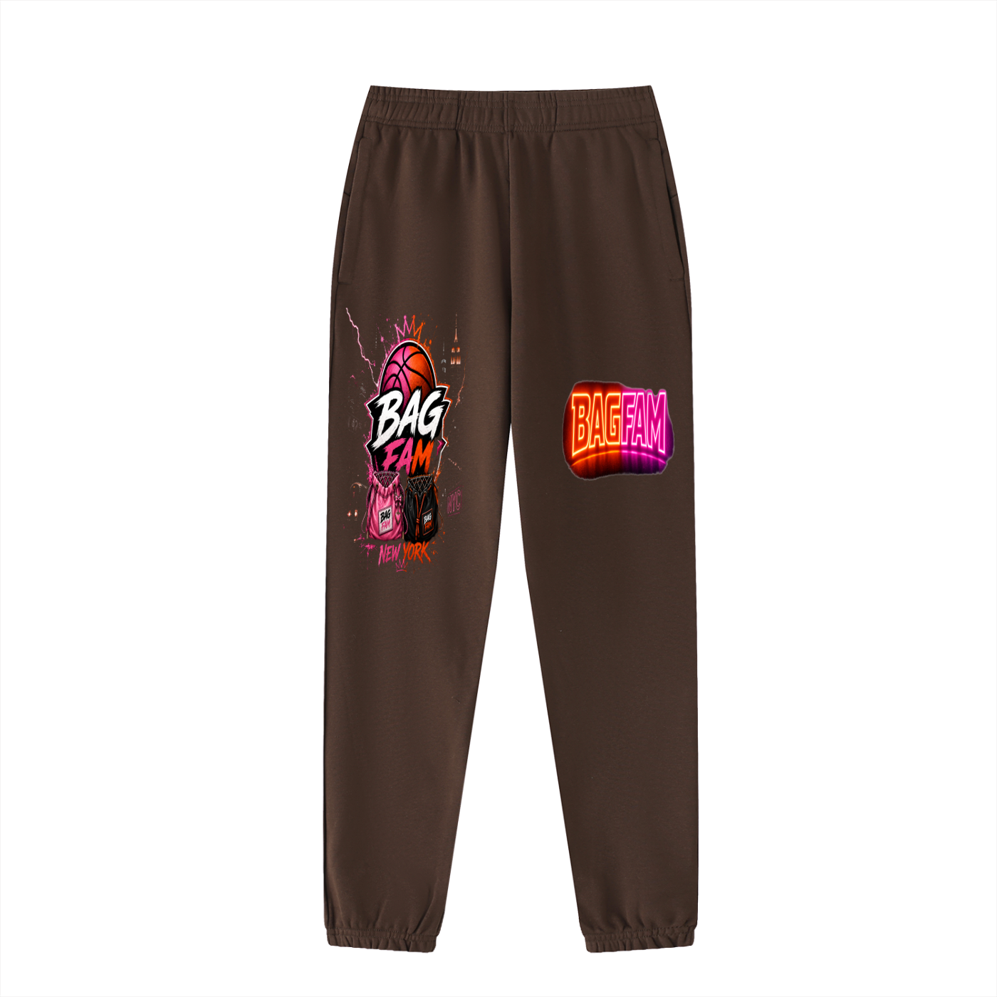 BAG FAM'S  (WORLDS/COLLIDE NYC Jogged Sweatpants) unisex