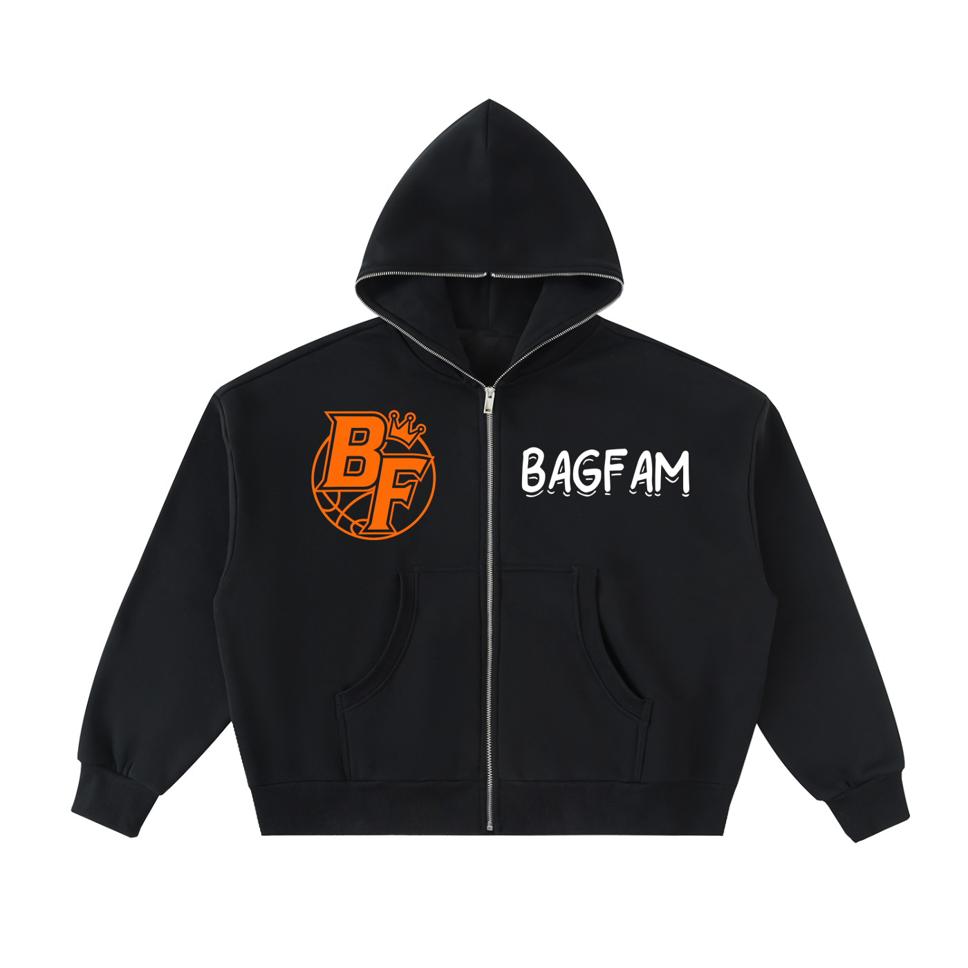 MEN'S BAG FAM (Full Zip Up Hoodie)