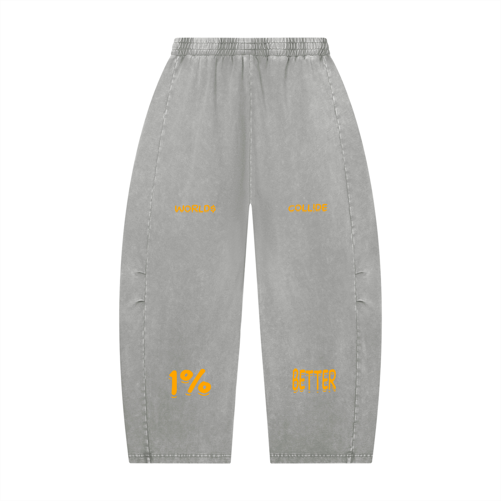 BAG FAM'S  (WORLDS/COLLIDE NYC Barrel Leg Pants) UNISEX